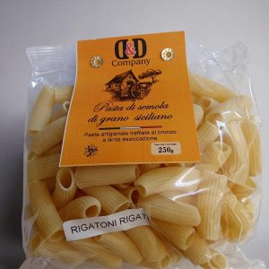 Pasta Artigianale Rigatoni Rigati 250 Grammi