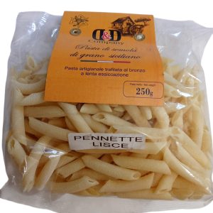 Pasta Artigianale Pennette Lisce 250 Grammi