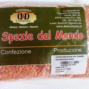 Lenticchia Rossa 500 Grammi