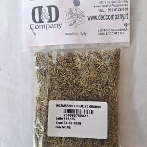 Rosmarino Foglie 30 Grammi