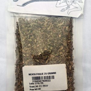 Menta Foglie 25 Grammi
