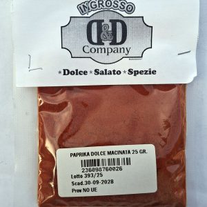 PAPRIKA DOLCE MACINATA 25 Grammi