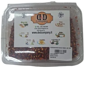 Peperoncino Rosso Frantumato 200 Gr. In Vaschetta